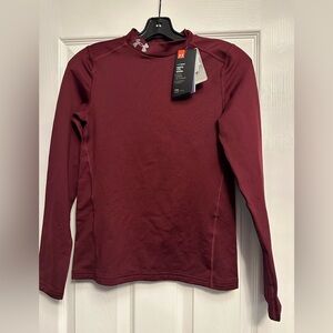 Under Armour Compression Mock Long Sleeve-YLG